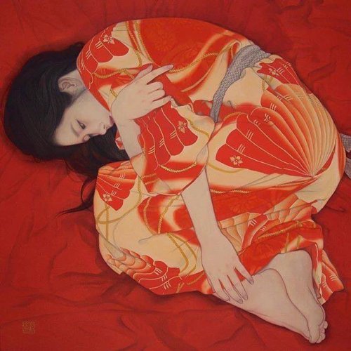 abi-mson:Otake Ayana Peintre japonaise (1981)