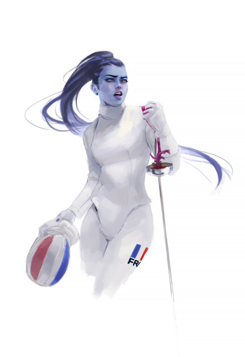 merkymerx:I miss fencing, and I miss playing Overwatch.Made...