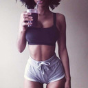 Anorexic Black Chick
