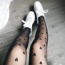 blog logo of Women wearing sneakers with pantyhose & tights