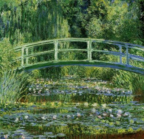 artist-monet:The Japanese Bridge (The Water-Lily Pond), Claude...