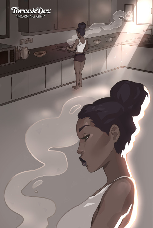 blackgirlfemme - asieybarbie - Dez gets up extra early to cook a...