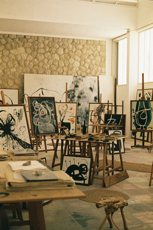 nickelcobalt - Joan Miro’s studio in Palma de Mallorca. 