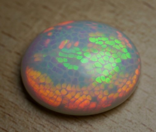 gorgeousgeology - Honeycomb Opal is made when growth becomes...