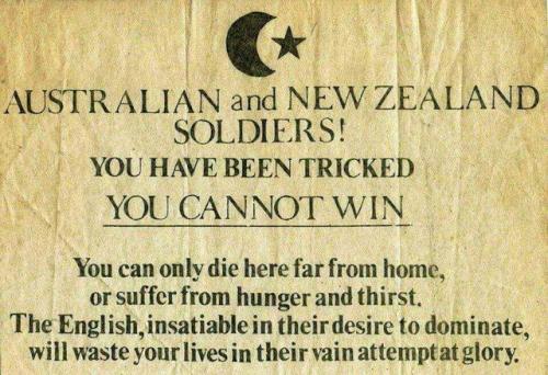 historium - “Australian and New Zealand soldiers! You have been...