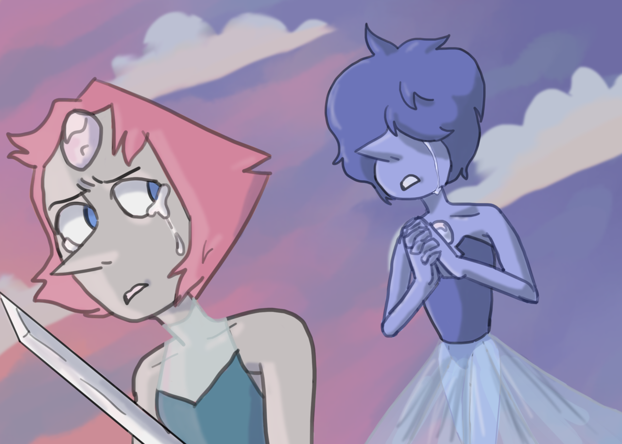 “I hope you’re happy, in the end… I hope you’re happy, my friend…” [[MORE]]what happens when I listen to the Wicked soundtrack while drawing. I figured if the Pearls were friends they must’ve had a...