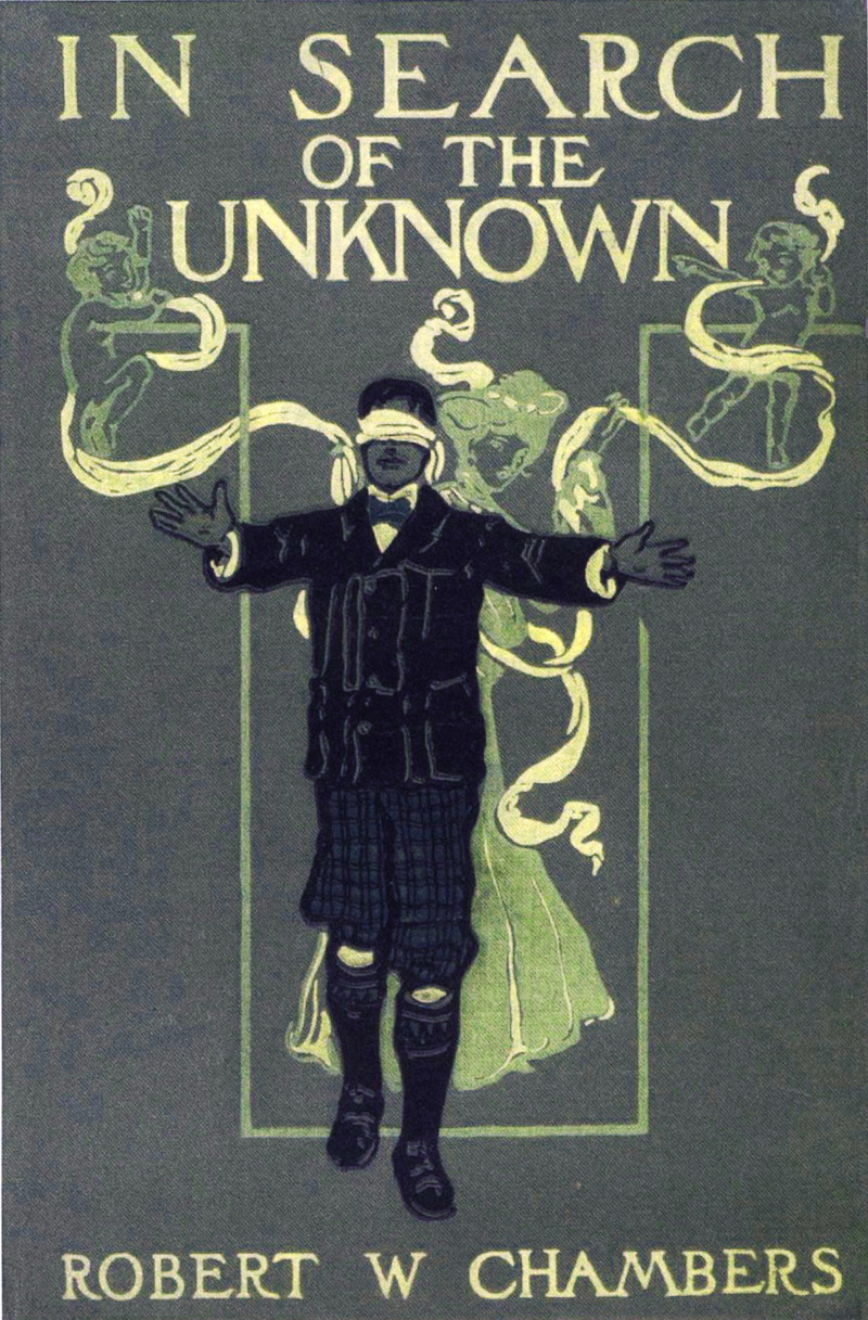 danskjavlarna: “ In Search of the Unknown by Robert William Chambers, 1904. Vintage book design: old books. My Strange & Unusual Site | Books | Videos | Music | Etsy ”