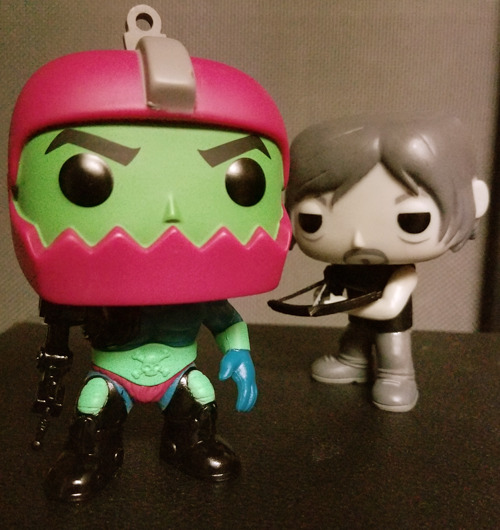 Trap Jaw and Daryl Dixon The Walking Dead Funko