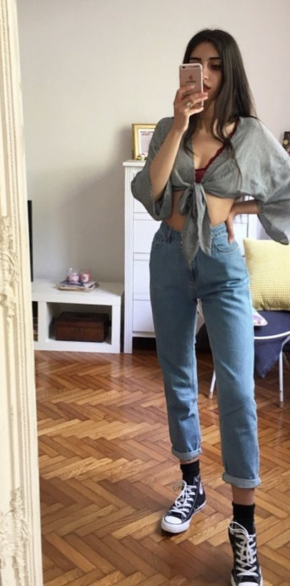 10 Ways to Wear Denim this Summer - #Beautiful, #Outfit, #Shopping, #Fashionista, #Streetstyle Describe ur mood ~ Bralette top from shopfrankiephoenix ~ code MARINA20 for 20% off everything! 