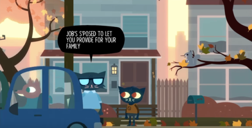 brunhiddensmusings - botgal - Night In The Woods is a fun game...