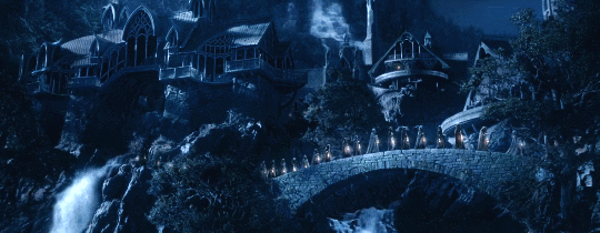 vizual-demon:“Rivendell!” said Frodo. “Very good: I will go...
