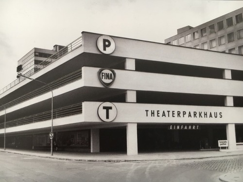 germanpostwarmodern - Theaterparkhaus (1960) in Cologne, Germany,...