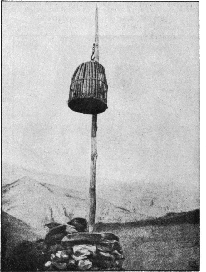 bundys-rumpkin:
“In 1921, the National Geographic published a photo of an Afghan cage of death, a method of execution by starvation, in use. It was reserved for thieves who plagued the hills of Afghanistan. The height ensured they wouldn’t be snuck...