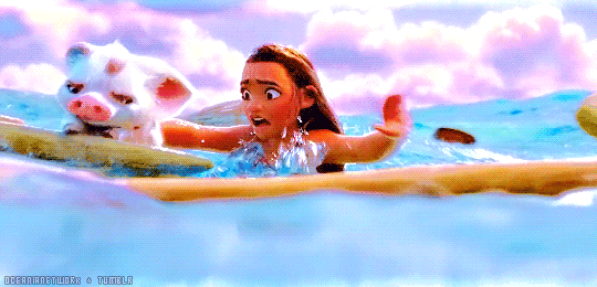 Image result for drowning GIFS moana