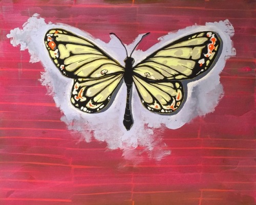 whalesnest - I painted a picture of a butterfly today because I...