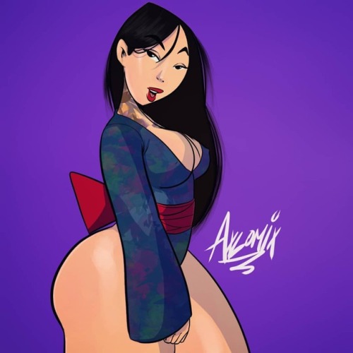 Mulan #axcomix #mulan #thick #disneyprincess #toon...