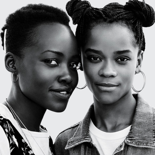fallenvictory - Letitia Wright and Lupita Nyong’o photographed by...
