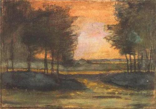 The Landscape in Drenthe1883Vincent van Gogh