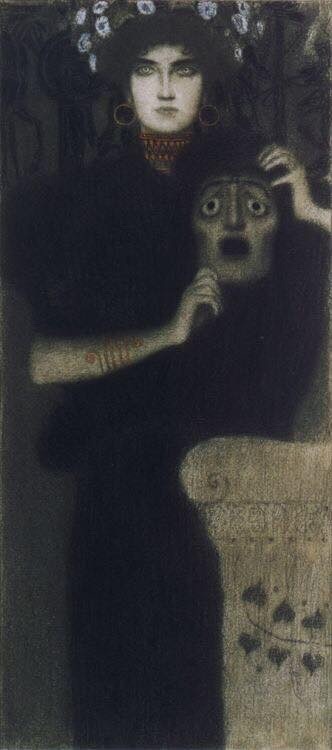 starxgoddess:Gustav Klimt - tragedy