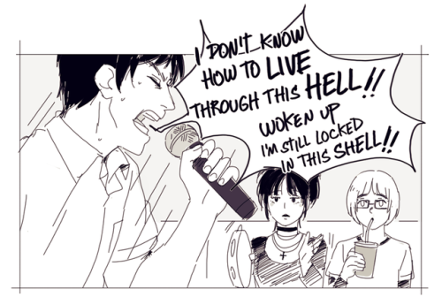 oeilvert - someone asked the author what would eren sing at the...