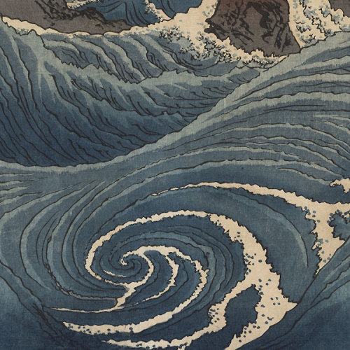 huariqueje - Awa Province, Naruto Whirlpools(Detail)     -  ...