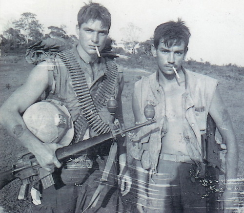 vietnamwarera - US Marines Mike Cunningham and Ricky Riley (KIA...