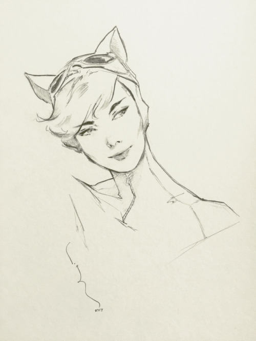 merkymerx - Catwoman pencil sketch inspired by Al Buell’s...