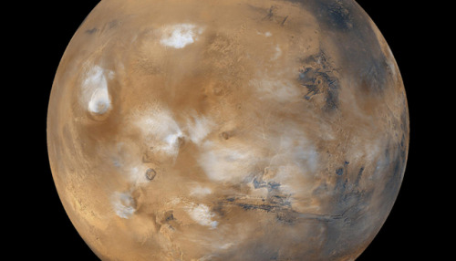 space-wallpapers - Water ice clouds on Mars ...