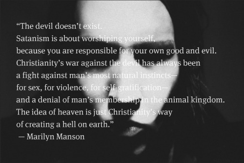 toxicwrxck - Marilyn Manson on LaVeyan Satanism