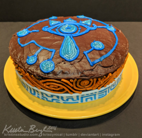 kriscynical - Sheikah Birthday Cake(WIP)I am 34 today, woo....