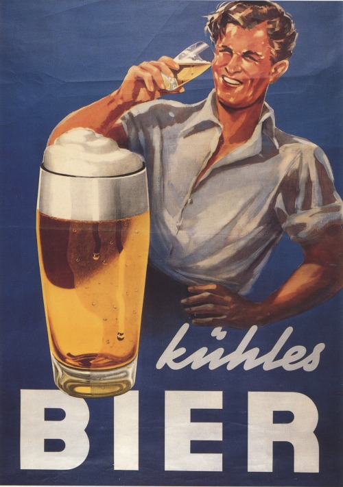 willkommen-in-germany - Vintage Beer poster
