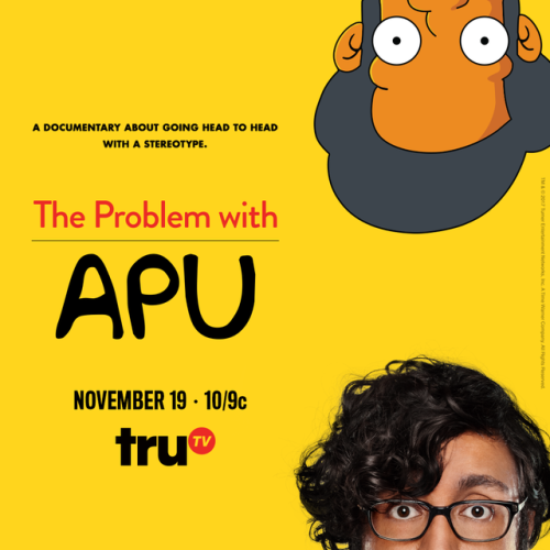 My documentary “The Problem with Apu” premieres on...