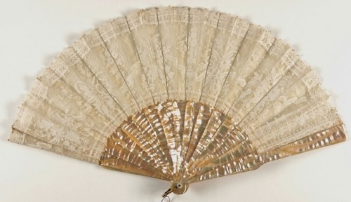 shewhoworshipscarlin - Fan, late 1800s, France.