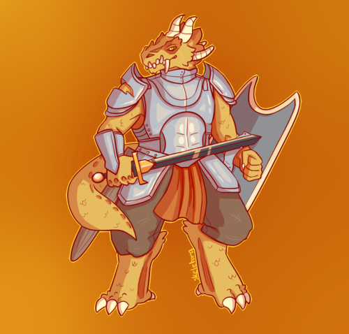 commission for a bronze dragonborn paladin!remember, it’s not...