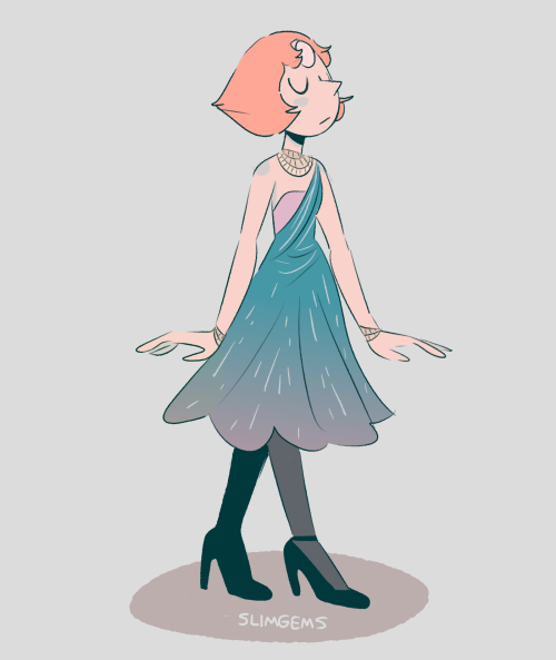Anonymous said: You could draw Pearl in a pretty dress~ Answer: haha i tried :’D i’m not that great at dresses tbh