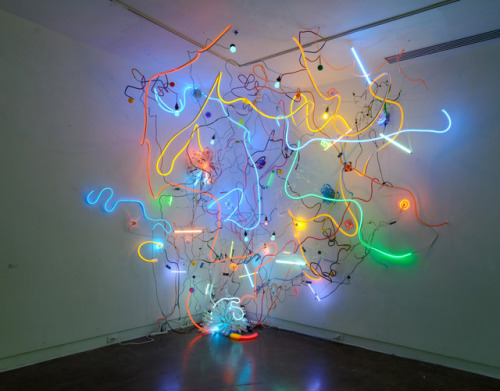 itscolossal - Explosive Light-Based Installations by Adela Andea