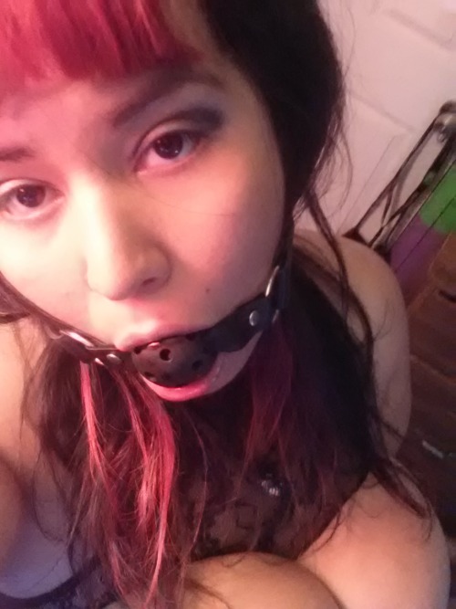 xdragon-queenx:Im in love with my breathable ball gag. I want...