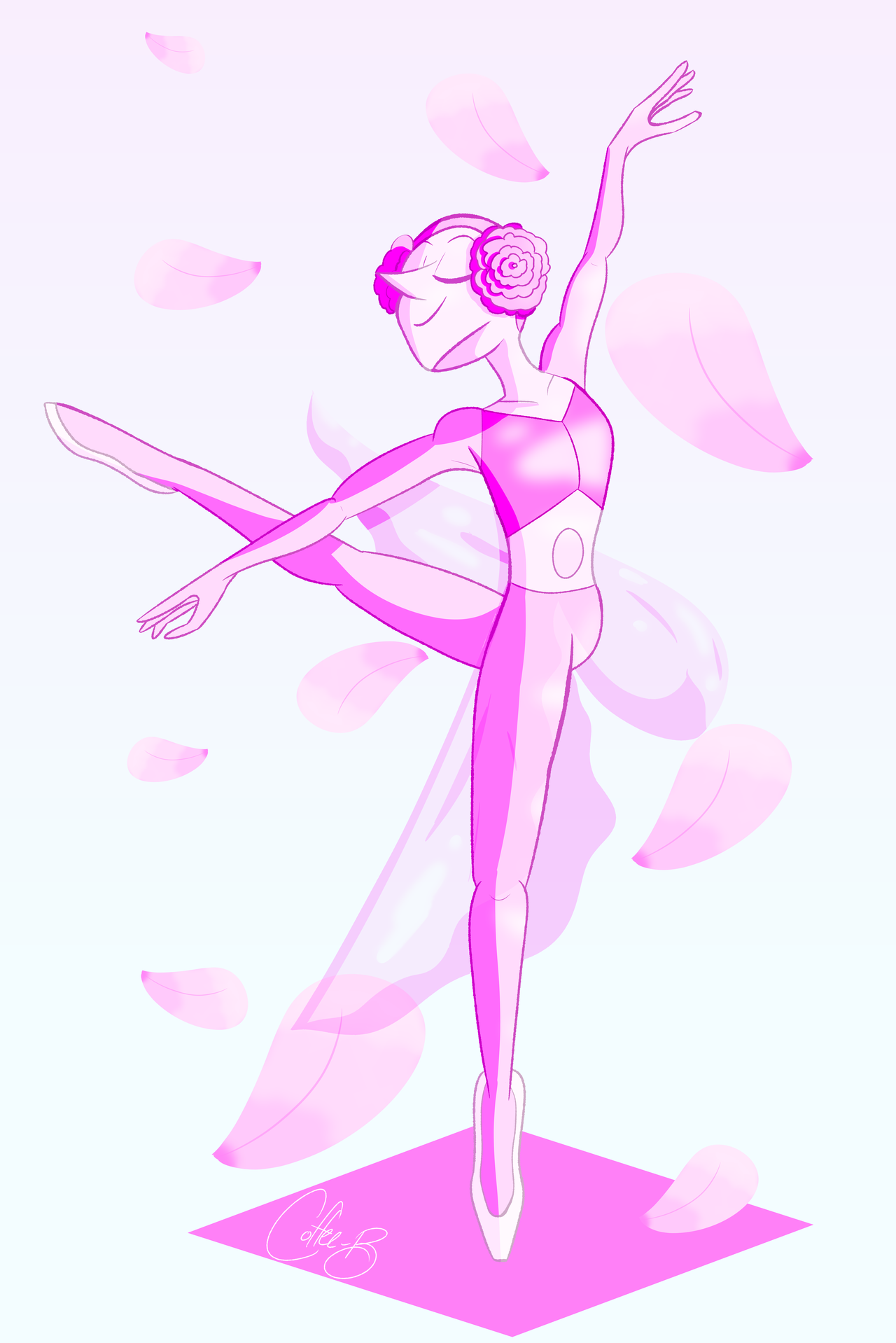 i REALLY like the theory that white pearl used to be pink