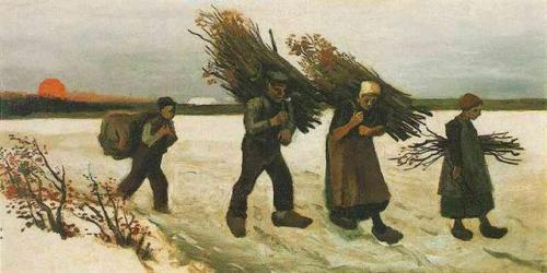 vincentvangogh-art - Wood Gatherers In The Snow1884Vincent...
