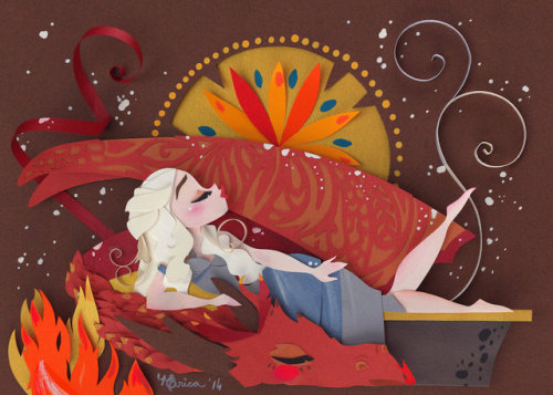 sosuperawesome - Game of Thrones Paper Cut Art by Nathanna Erica...
