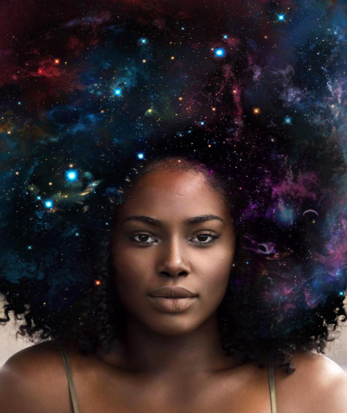 thechanelmuse:Artist Paints the Universe and Nature into Black...