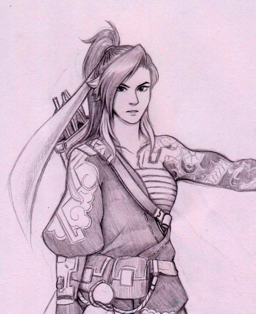 thesweetreaper - My head’s been filled with some Female Hanzo...