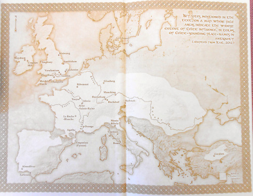 worldofcelts - Photo/map from “The Celts” by Alice Roberts; white...