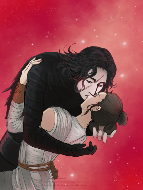 reyloisthelastjedi - Late Valentine’s day picture!I coloured my...