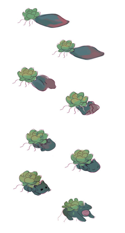 antosescape:how Lil succulent Bulbasaurs are born...