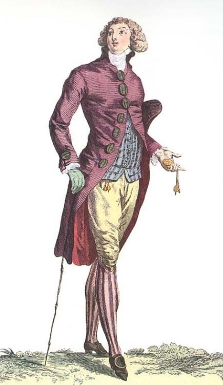 lordansketil - Late 18th century French fashion plate.
