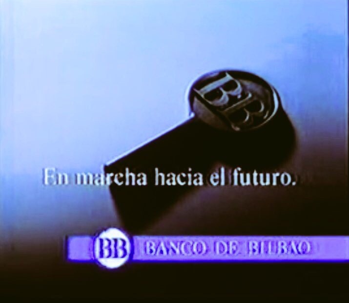 ‪Publicidad del Banco de Bilbao por televisión. “En marcha hacia el futuro” #publicidad #publicidad87 #publi87 #1987 #j261187 ‬