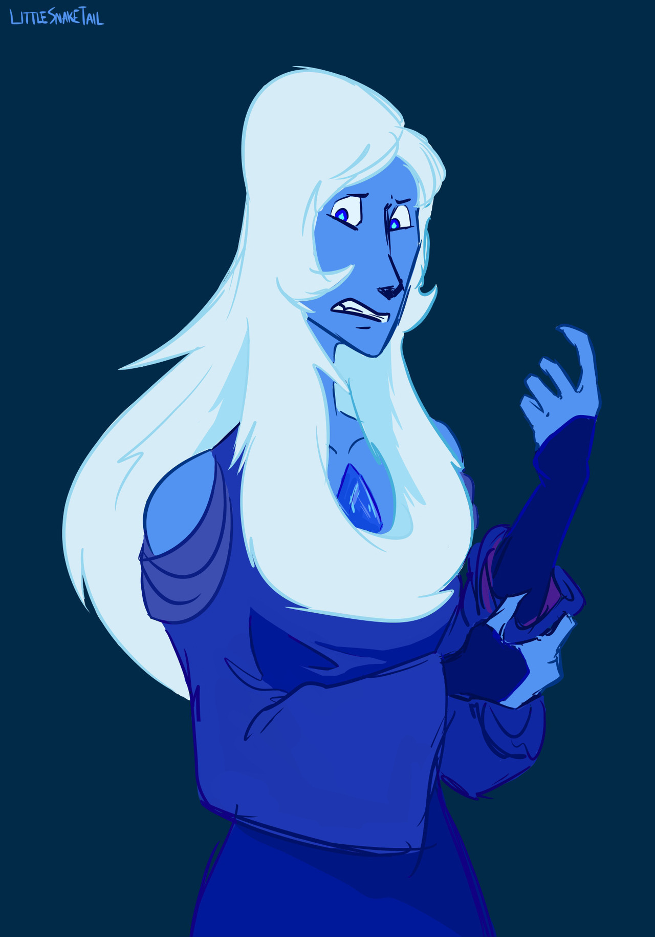 Another Blue Diamond I drew on FireAlpaca some time ago. Feels a bit repetitive, but eh…