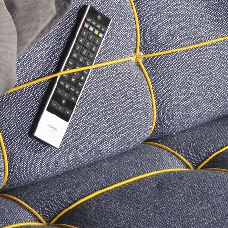 thedesignwalker - #detail of the Bungy Sofa designed by Leala...