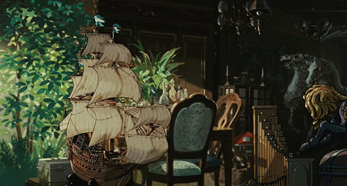 cinemamonamour - Ghibli Houses - The Antique Shop in Whisper of the...